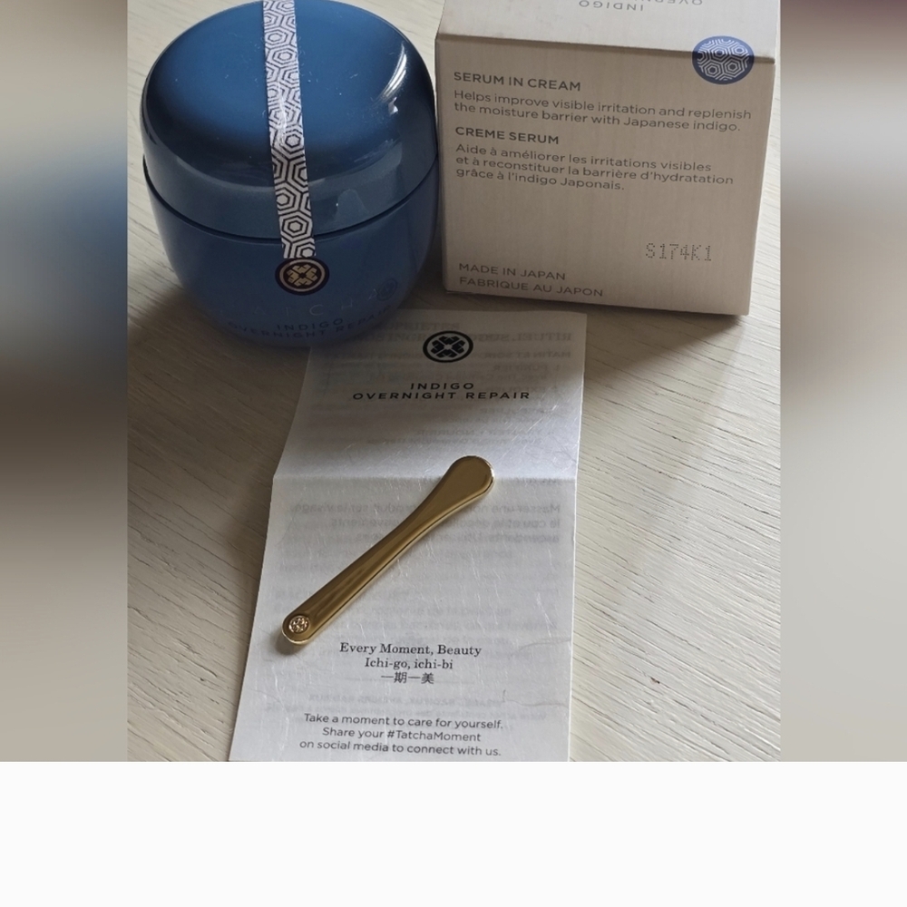 Tatcha Indigo Overnight Repair Serum - Blue